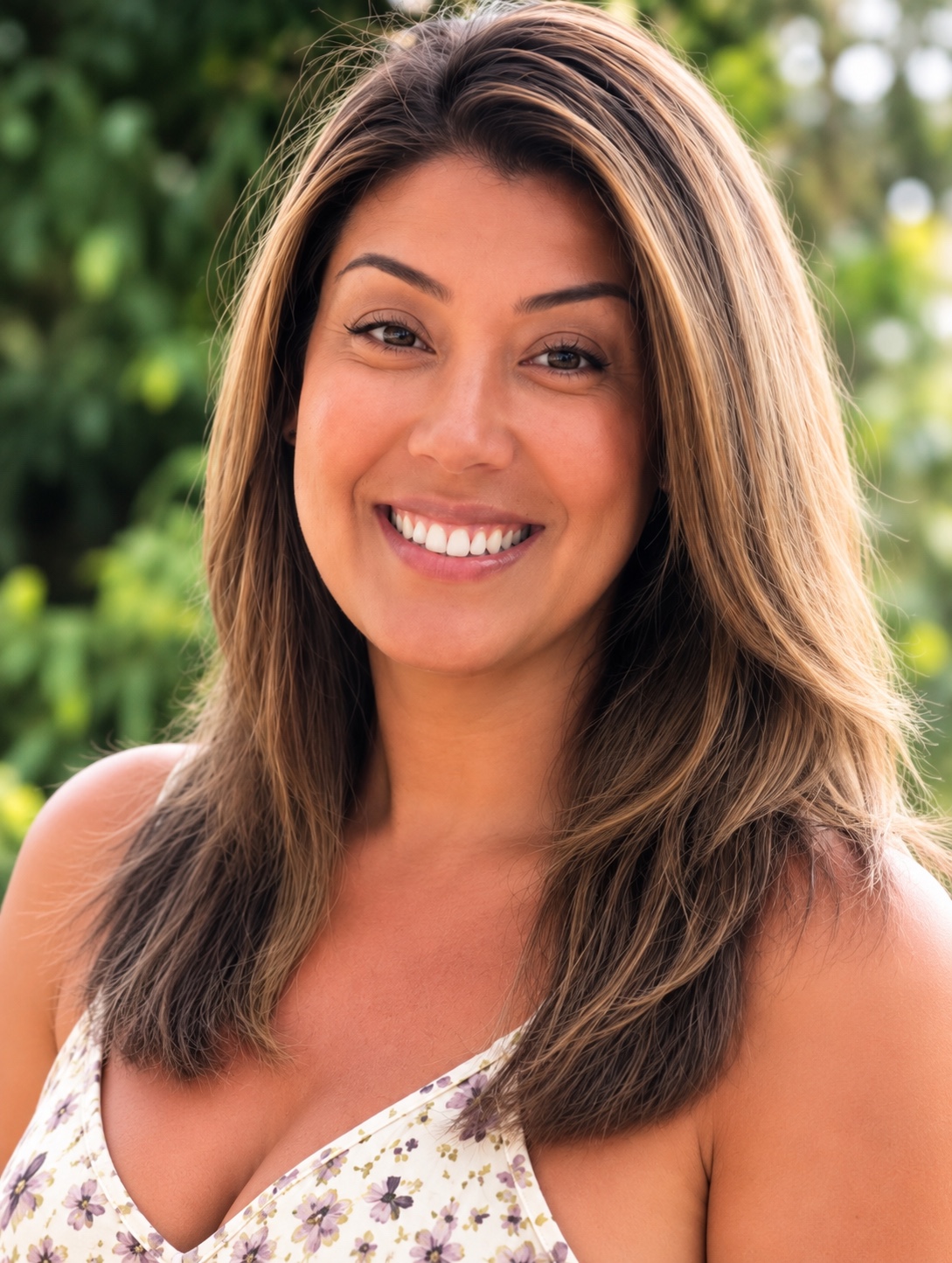 Portrait of Malori, Stylist at Salon W in Lodi, California, specializing in gray blending, highlights, haircuts